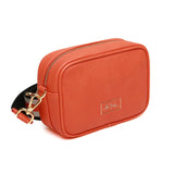 Alice Wheeler London "Mini Mayfair" Cross Body Bag - Orange