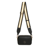 Alice Wheeler London "Pimlico Honeycomb" Cross Body Bag - Black