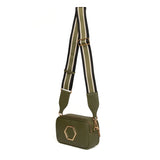 Alice Wheeler London "Pimlico Honeycomb" Cross Body Bag - Olive