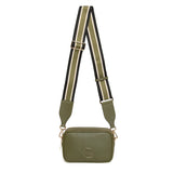 Alice Wheeler London "Pimlico Honeycomb" Cross Body Bag - Olive
