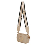 Alice Wheeler London "Pimlico Honeycomb" Cross Body Bag - Stone