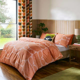 Orla Kiely Bedding - Block Garden Orange Sorbet