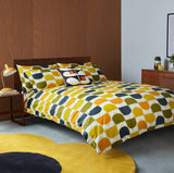 Orla Kiely Duvet Cover & Pillowcases - Block Stem Sicilian Lemon