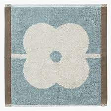 Orla Kiely Towels - Giant Abacus Flower Jacquard