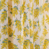 Cath Kidston Mimosa Flower Citrine Pencil Pleat Lined Curtains