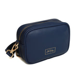 Alice Wheeler London "Mini Mayfair" Cross Body Bag - Navy