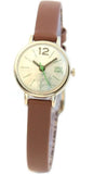 Orla Kiely Cecelia Ladies Tan Leather Strap Mutli-Stem Dial Watch
