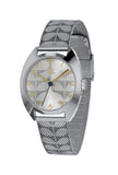 Orla Kiely Cheyne Ladies Silver Stainless Steel Mesh Stem Print Metallic Watch