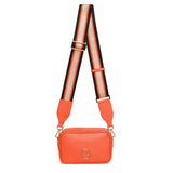Alice Wheeler London "Pimlico Honeycomb" Cross Body Bag - Orange