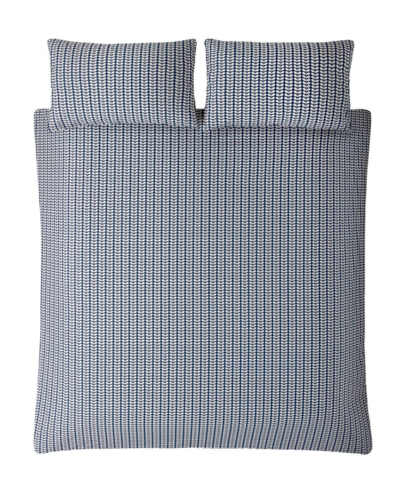 Orla Kiely Duvet Cover & Pillowcases - Tiny Stem Whale Blue