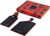 Ted Baker Faux Leather Travel Set (Passport Holder & Luggage Tag) - Black T Design