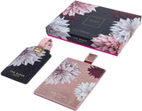 Ted Baker Faux Leather Travel Set (Passport Holder & Luggage Tag) - Clove Flower