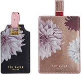 Ted Baker Faux Leather Travel Set (Passport Holder & Luggage Tag) - Clove Flower