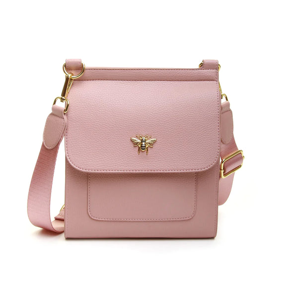 Alice Wheeler London Bloomsbury Pink Cross Body Bag