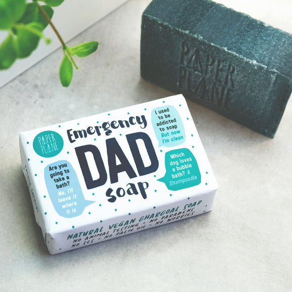 Paper Plane Emergency Dad Soap 100% Natural Vegan