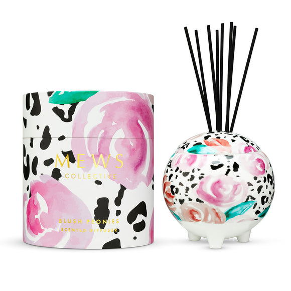 Mews Collective Blush Peonies Large Reed Diffuser (350ml)