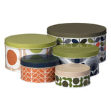 Orla Kiely Set of 5 Nesting Cake Tins - Assorted Stem