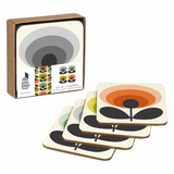 Orla Kiely 70s Oval Flower Set of 4 Placemats & 4 Coasters