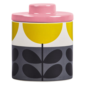 Orla Kiely Sunflower Ochre Large Storage Jar