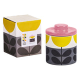 Orla Kiely Sunflower Ochre Large Storage Jar