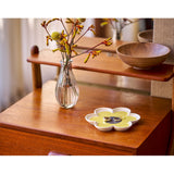 Orla Kiely Ochre 6 Petal Flower Trinket Tray