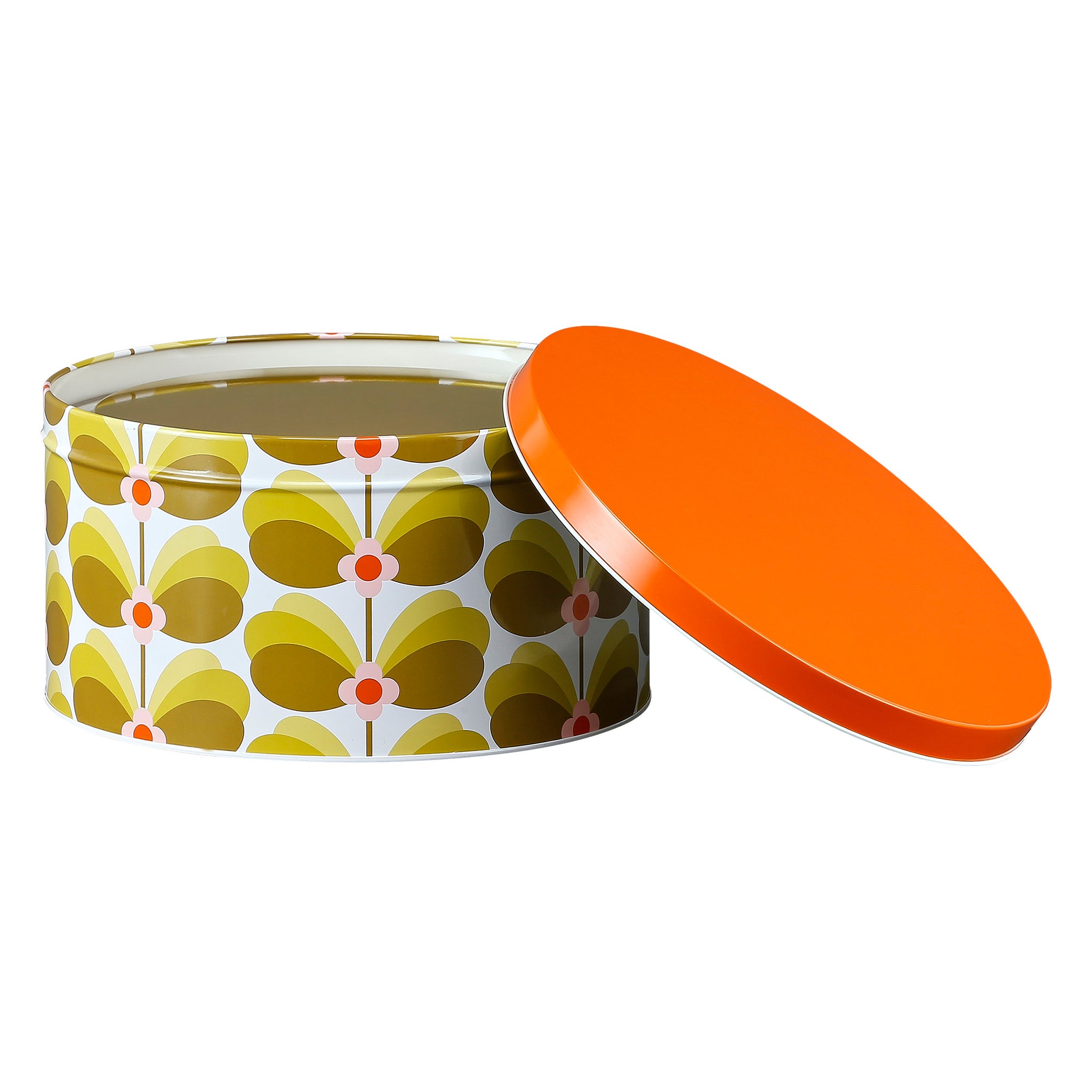 Orla Kiely Set of 3 Nesting Cake Tins Butterfly Flower Scallop
