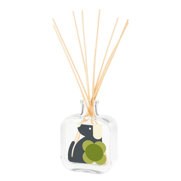 Orla Kiely Dog Reed Diffuser - Green Fig & Cedar Wood