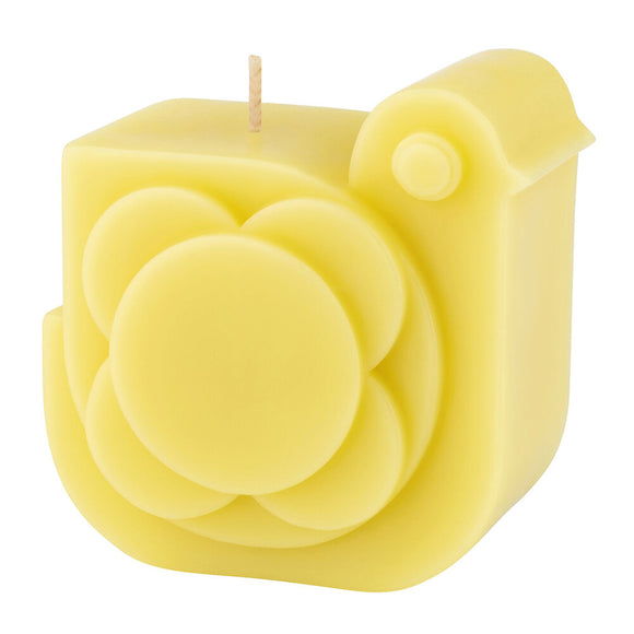 Orla Kiely Hen Moulded Scented Candle - White Grapefruit & Basil