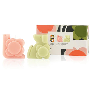 Orla Kiely Snail and Dog Moulded Scented Candle Gift Set