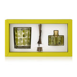 Orla Kiely Acorn Cup Fig Tree Mini Candle & Reed Diffuser Gift Set