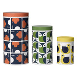 Orla Kiely Assorted Animals Storage Tins - Set of 3