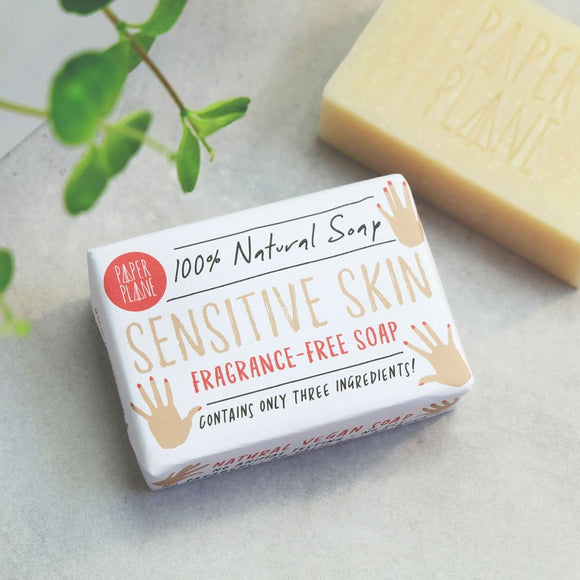 Paper Plane Sensitive Skin Soap 100% Natural Vegan Plastic Free