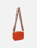 Alice Wheeler London Soho Orange Dual Compartment Camera Cross Body Bag