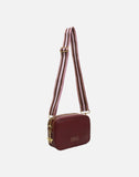 Alice Wheeler London Soho Plum Dual Compartment Camera Cross Body Bag